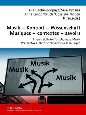 cover image of Musik – Kontext – Wissenschaft- Musiques – contextes – savoirs